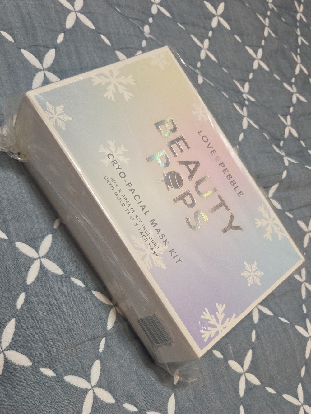 Love & Pebble Beauty Pops Cryo Facial Mask Kit Nwt